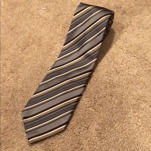 Stafford Performance Grey/Tan Neck Tie
